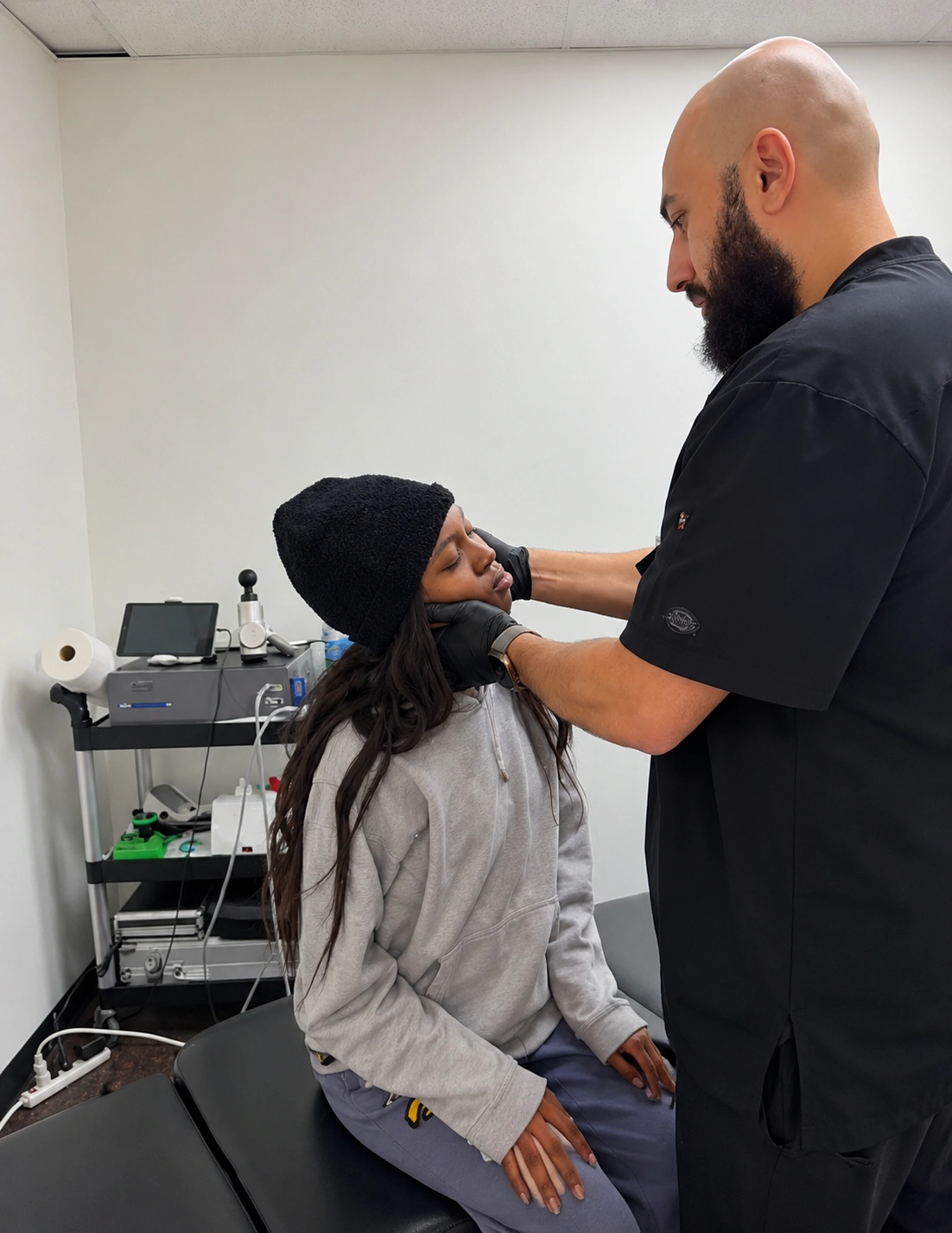 Core Chiro Rehab treatment room in Southfield MI